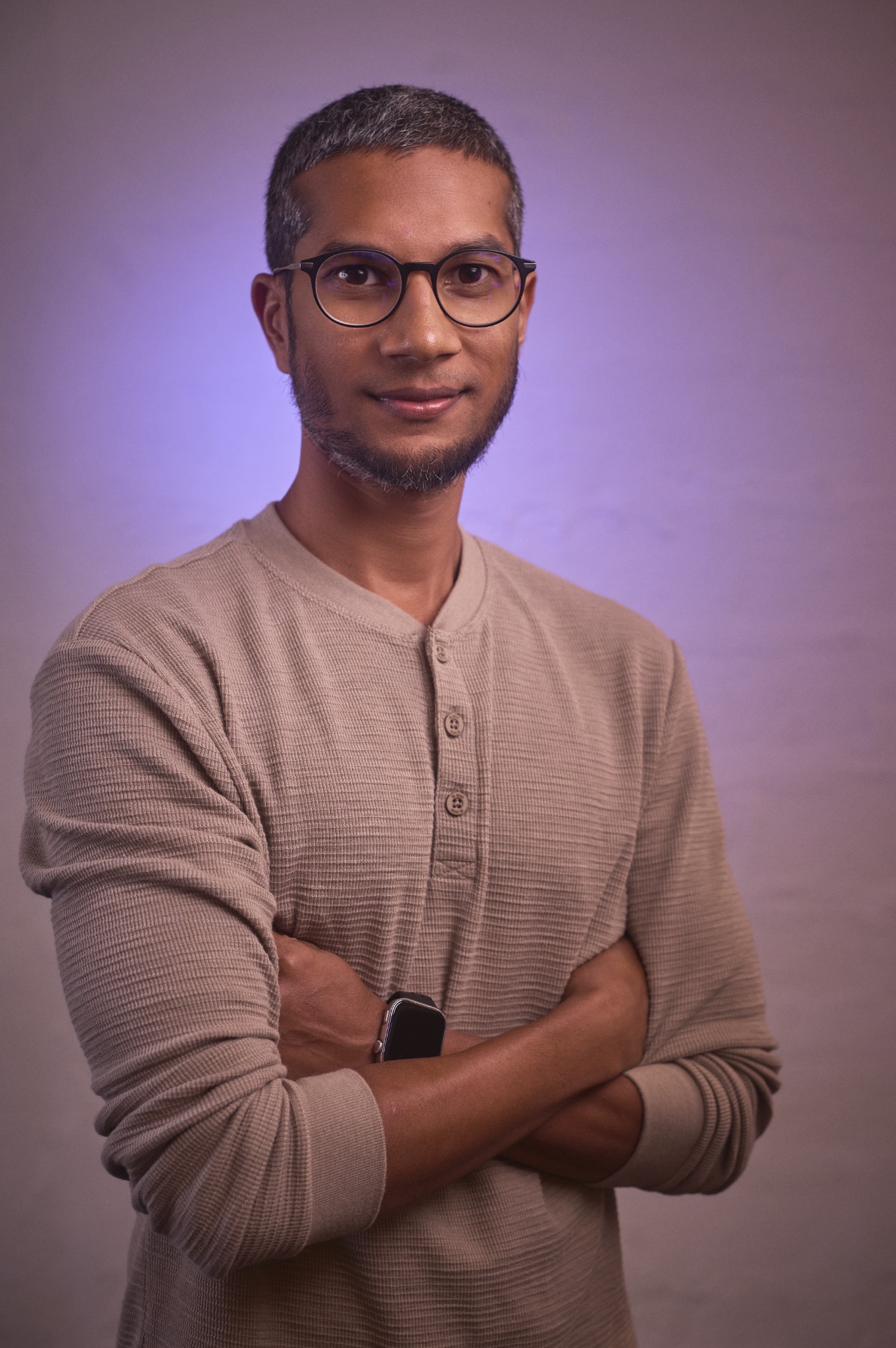 Portrait of Faddil Mosaheb, founder of NexTherma